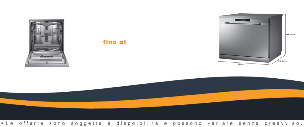Samsung DW60M6050FS lavastoviglie a libera installazione in acciaio inox, elegante e funzionale per famiglie numerose.