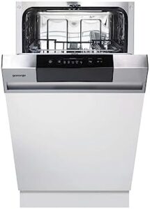 Gorenje GI 520 E15X, lavastoviglie parzialmente integrabile da 45 cm con 9 coperti e 5 programmi di lavaggio