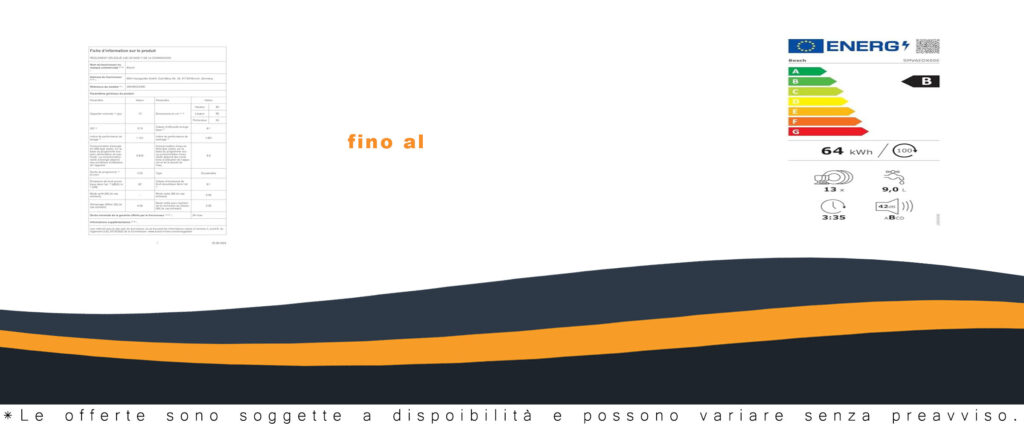 Lavastoviglie Bosch SMV6EDX00E Serie 6 da incasso a scomparsa totale, con funzione Home Connect e 3° cestello Extra Space.
