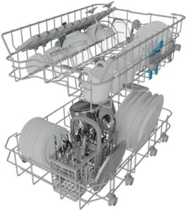Lavastoviglie Indesit DI9E 2B10 a scomparsa totale con 9 coperti e classe energetica F