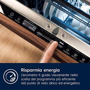 Lavastoviglie Electrolux Serie 700 integrata con comandi QuickSelect, Tecnologia GlassCare e ExtraHygiene, 15 coperti, design elegante e compatto.