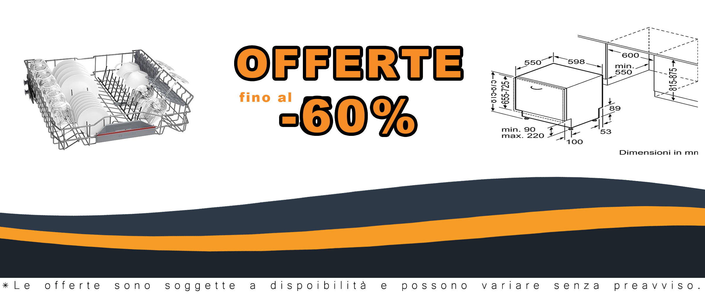 Lavastoviglie Bosch SMV6ZCX10E Serie 6 da incasso a scomparsa totale con funzionalità avanzate come PerfectDry, Home Connect, TimeLight
