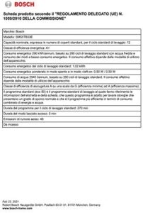 Bosch SMI2ITB33E Serie 2, lavastoviglie da incasso elegante e tecnologica, con funzioni smart e risparmio energetico
