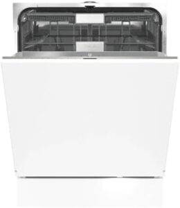 Lavastoviglie da Incasso 16 Coperti Classe A Incassata a Scomparsa Totale 60 cm - HV693A64AD, ideale per famiglie numerose con design a scomparsa elegante e alta efficienza energetica.