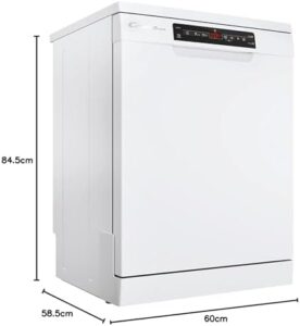 Lavastoviglie Candy Brava CDPN 2D360PW in bianco, con connettività Wi-Fi e classe energetica E