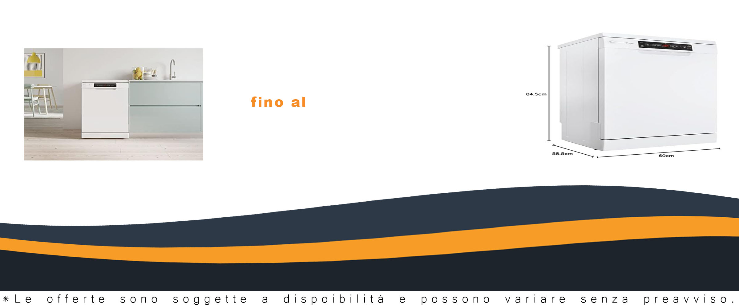 Lavastoviglie Candy Brava CDPN 2D360PW in bianco, con connettività Wi-Fi e classe energetica E
