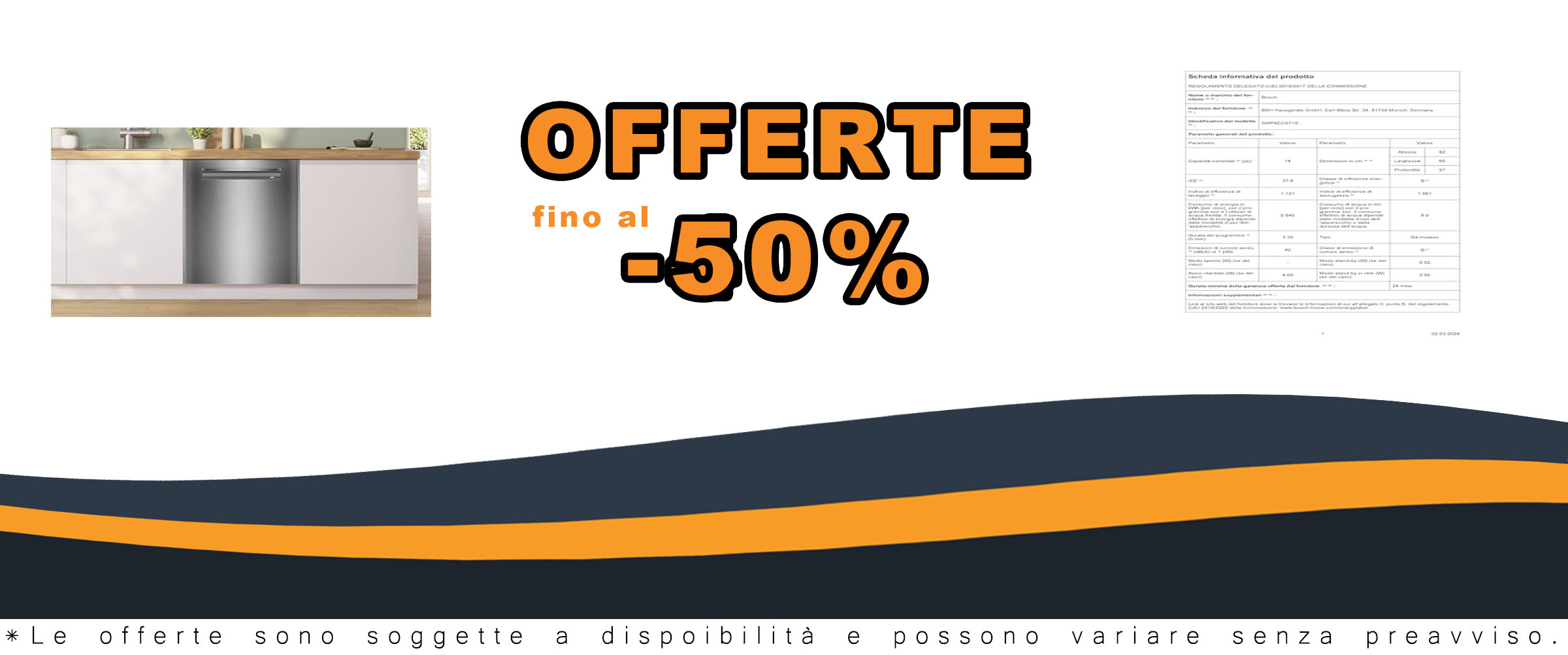 Lavastoviglie Bosch SMP4ECS71S Serie 4 da incasso sottopiano con finitura in acciaio inox, dotata di Home Connect, Extra Clean Zone e EfficientDry