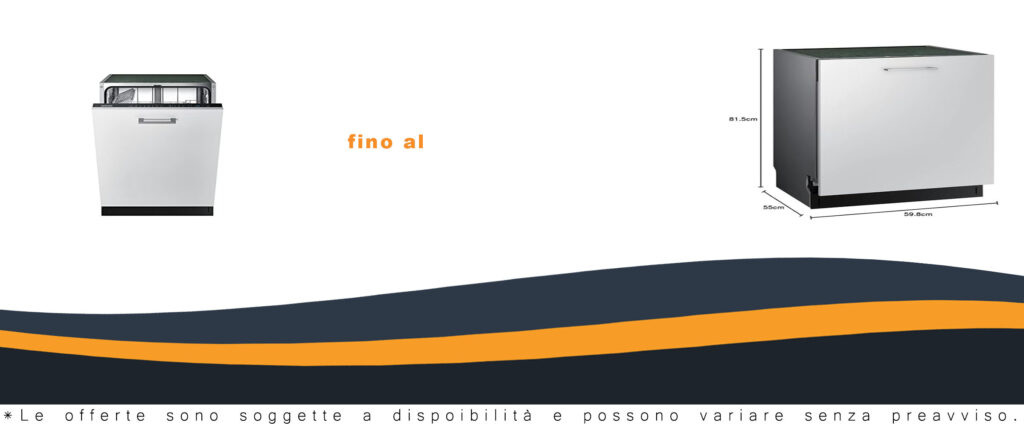 Samsung DW60R7040BB Lavastoviglie da Incasso 60cm, classe energetica D, 13 coperti, 60cm
