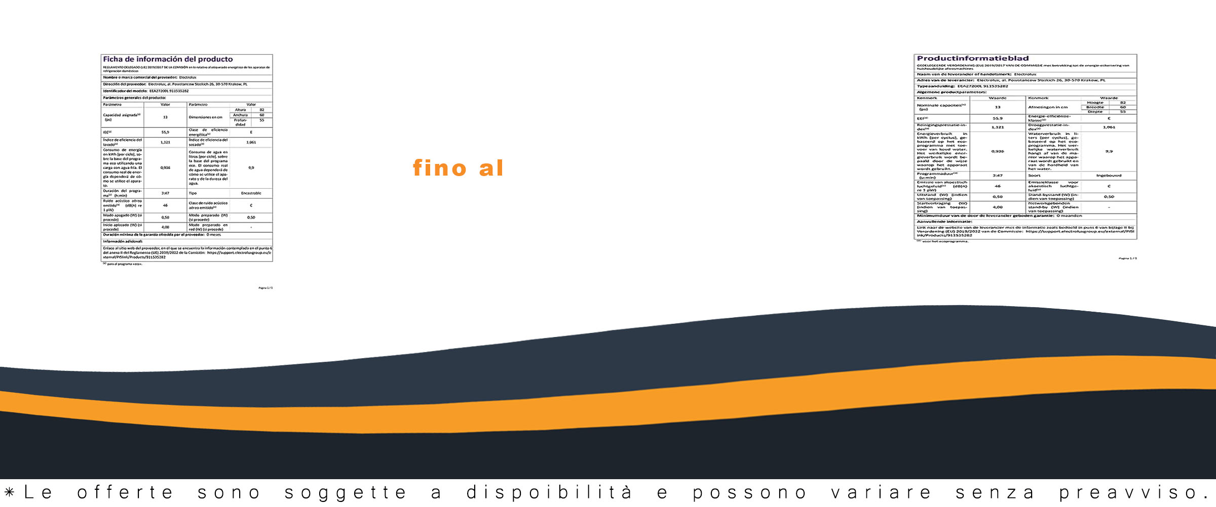 Electrolux EEA27200L Lavastoviglie integrata con tecnologia AirDry e capacità di 13 coperti  