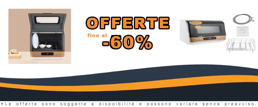 SABUIDDS Mini lavastoviglie compatta ideale per campeggio e appartamenti