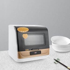 Lavastoviglie portatile 800W, ideale per piccoli appartamenti, dormitori, camper e barche