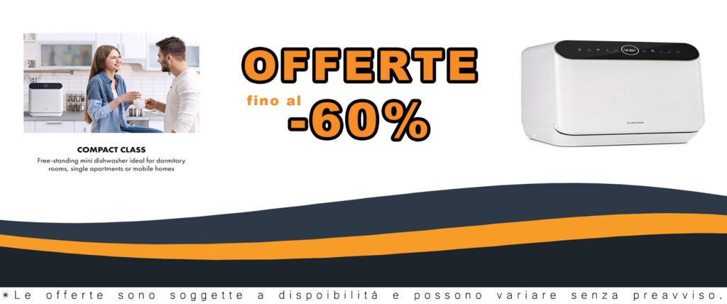 KLARSTEIN Oceana Mini Lavastoviglie da Tavolo, design compatto e alta efficienza energetica, perfetta per piccole cucine.