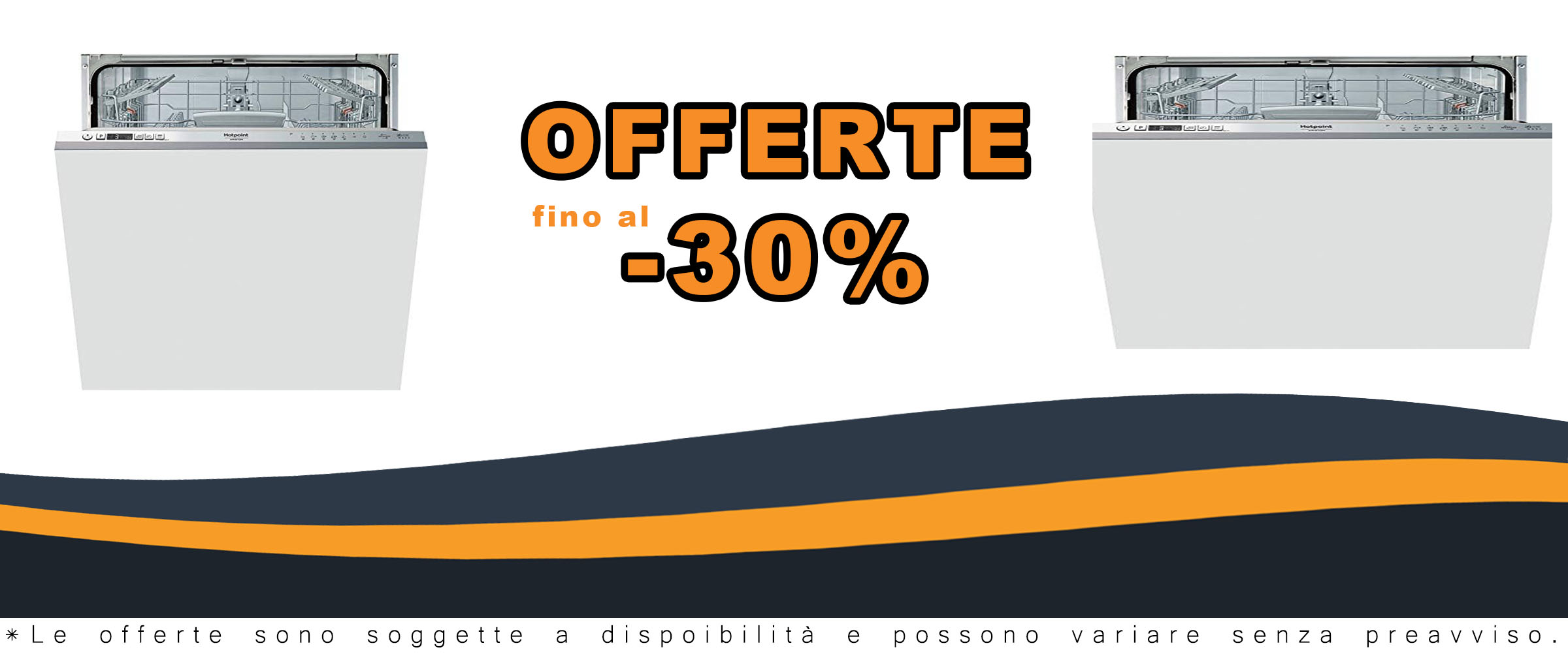 Lave-vaisselle tout intégrable HOTPOINT HI5030W con 14 coperti, induzione e design silenzioso da 43 dB.