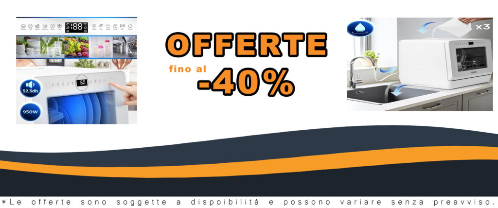 Duronic DW5 WE mini lavastoviglie, ideale per piccole cucine con 7 programmi automatici, design compatto e potenza di 950W