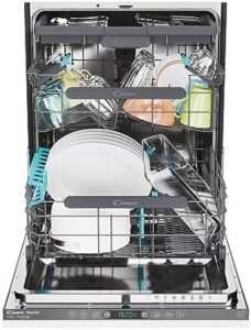 Lavastoviglie da incasso 16 coperti con Wi-Fi e Bluetooth, classe energetica C, perfetta per famiglie numerose