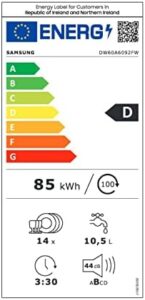 Immagine della Samsung Lavastoviglie Bianca DW60A6092FW con design moderno e funzionalità avanzate