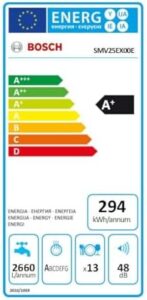 Bosch SMV25EX00E Serie 2, lavastoviglie a scomparsa totale da 60 cm, perfetta per famiglie e cucine moderne.