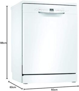 Bosch SMS2ITW33E Serie 2, lavastoviglie da 60 cm con Home Connect e diagnostica remota