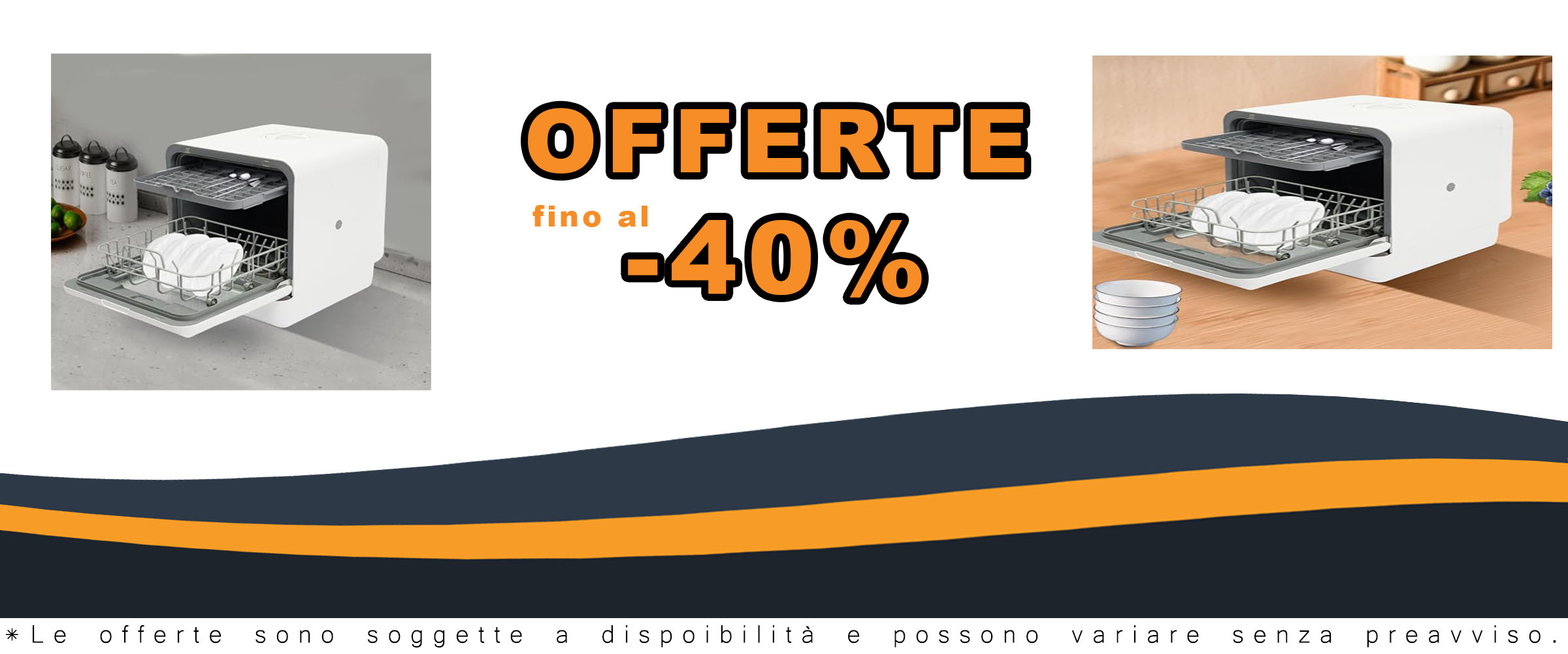 Lavastoviglie da tavolo compatta con consumo di 6 litri di acqua, ideale per famiglie da 4 a 6 persone e cucine di dimensioni ridotte