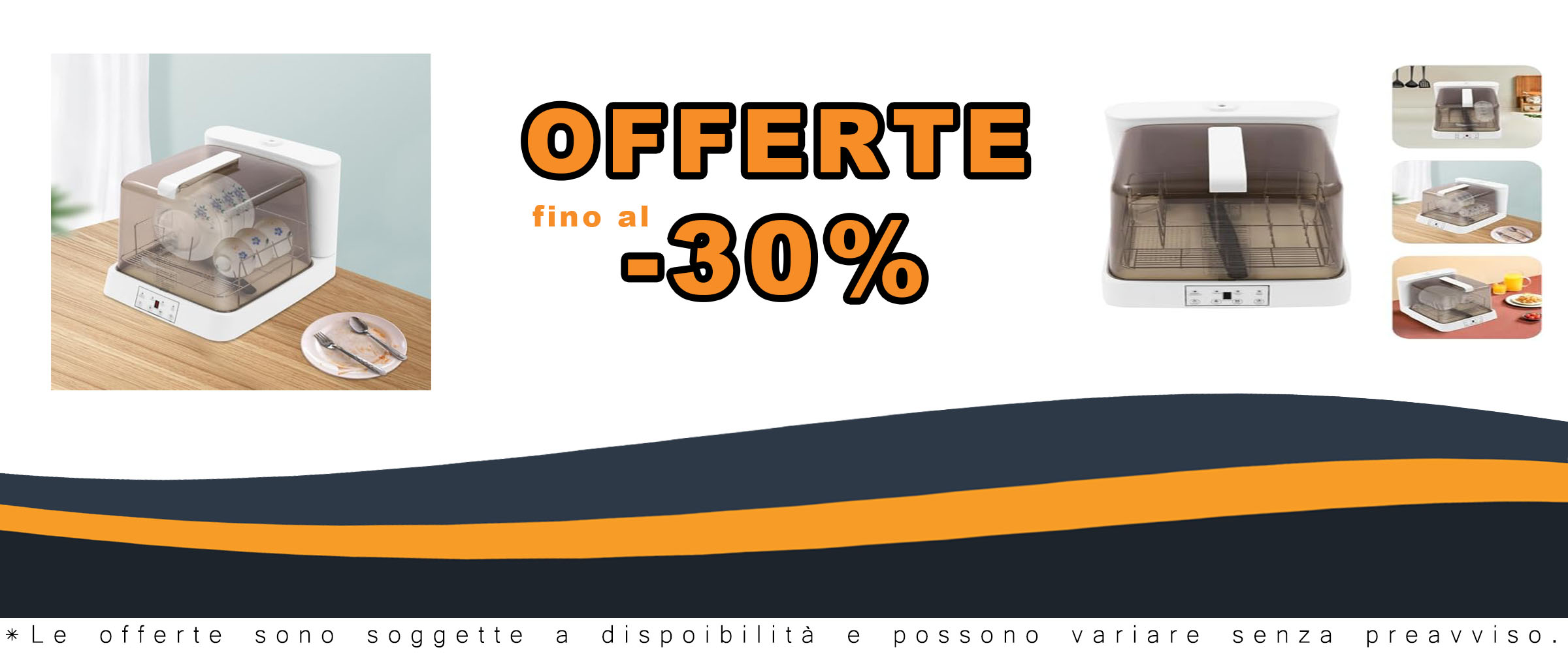 Lavastoviglie da tavolo compatta con serbatoio da 6 l, perfetta per piccoli spazi come appartamenti, dormitori e camper.
