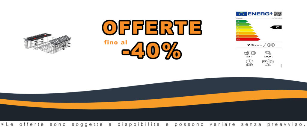 Lavastoviglie Hoover H-DISH 300 HF 3C7L0W autoportante con Wi-Fi e apertura automatica della porta