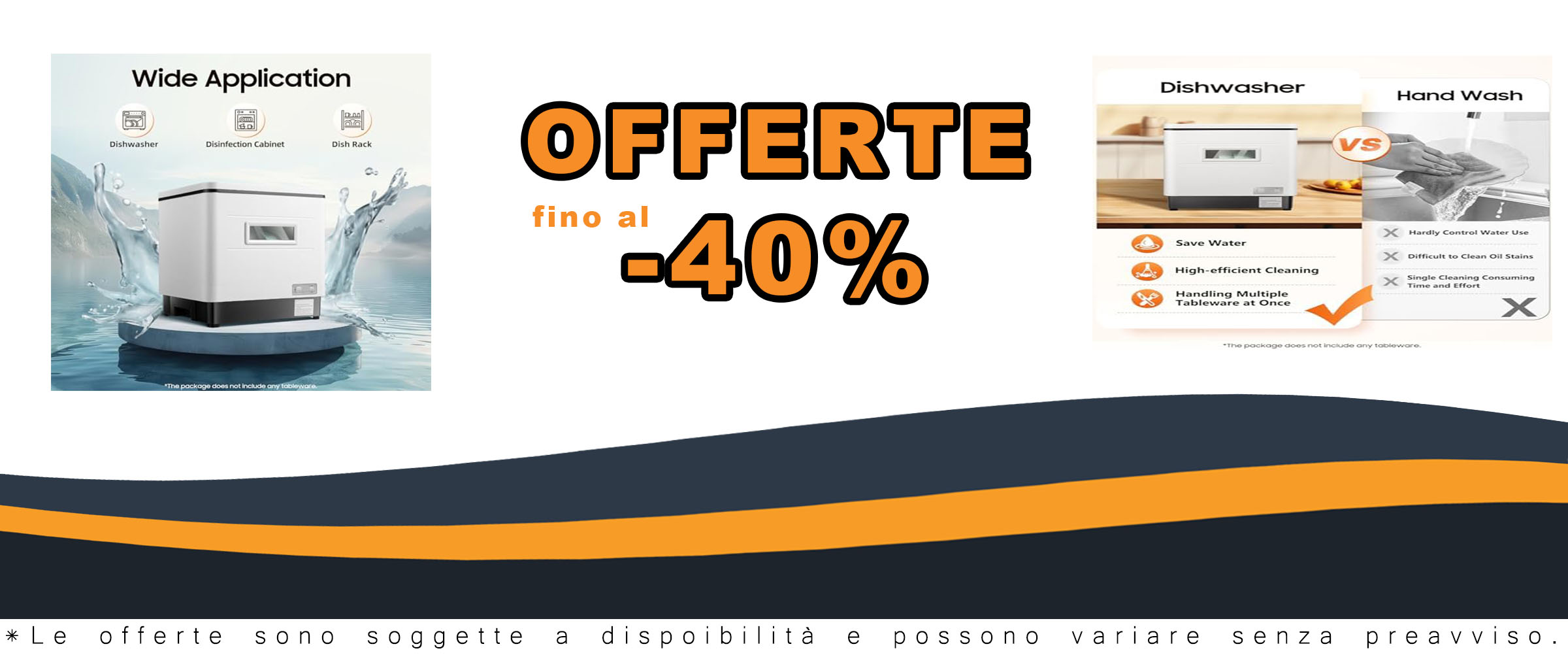 JDBDU Mini Lavastoviglie da Tavolo in acciaio inox, capacità 6 set, perfetta per cucine di piccole dimensioni