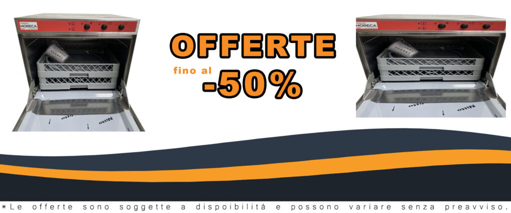 Lavastoviglie professionale con pompa di scarico cestello 500x500mm Grigio in uso in cucina commerciale