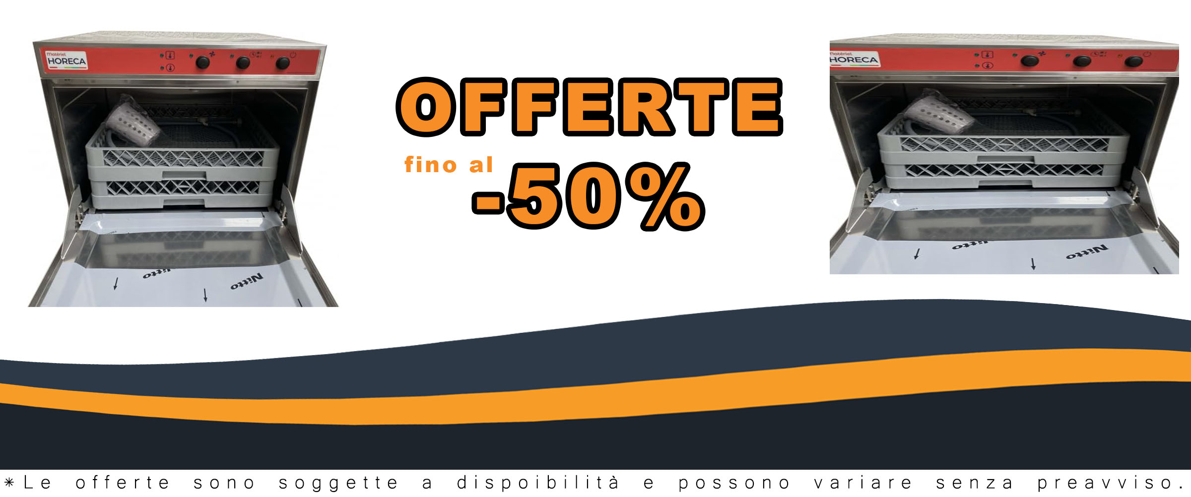 Lavastoviglie professionale con pompa di scarico cestello 500x500mm Grigio in uso in cucina commerciale
