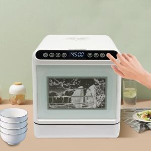 Lavastoviglie da tavolo mini portatile, perfetta per piccoli appartamenti, dormitori, barche e camper.