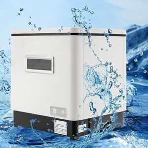 Lavastoviglie da tavolo compatta, 1500 W, ideale per appartamenti e dormitori, con funzione di calore a 70 gradi per un'igiene profonda.