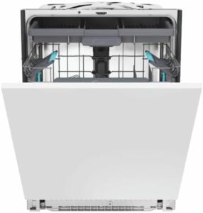 Lavastoviglie Candy RapidÓ CS 5C4F1A a scomparsa totale con 15 coperti, classe energetica A e design moderno.