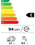 Lavastoviglie Electrolux 60cm 13c 44db KEAC7200IK con fascia nera, elegante e silenziosa.