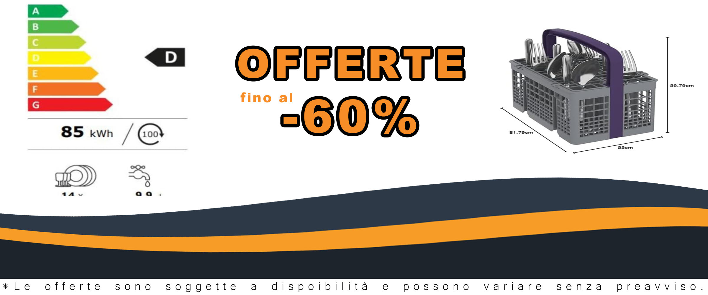 BEKO Lavastoviglie tutto integrabile 60 cm BDIN16435 con 14 coperti, 6 programmi e 45 db di silenziosità