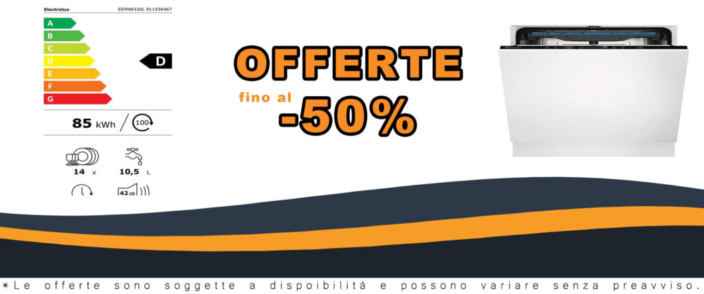 Lavastoviglie Electrolux EEM48330L completamente integrata, 60cm, 14 coperti, silenziosa con solo 42db, classe energetica A+++