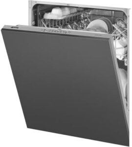 SMEG Lavastoviglie integrabile 60 cm STL281DS, 13 posate, con design elegante e 5 programmi di lavaggio