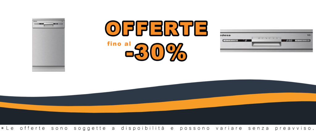 Lavastoviglie Edesa EDW-4710 X con finitura in acciaio inox e 7 programmi di lavaggio