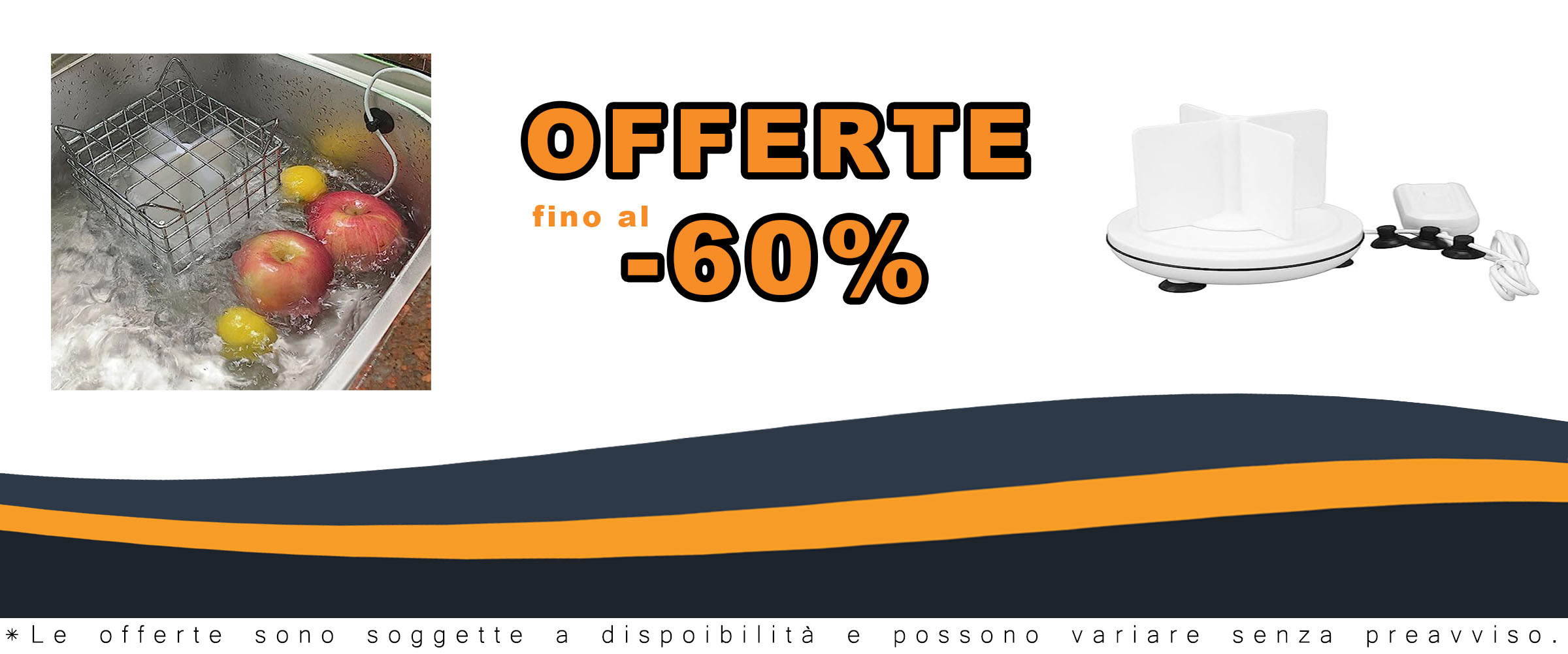 WOOXGEHM Mini lavastoviglie ad ultrasuoni, compatta e multifunzionale, ideale per piatti, frutta e piccoli oggetti.