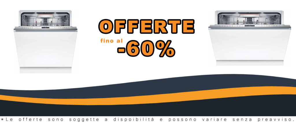 Lavastoviglie Bosch SMH8ZCX01E a scomparsa totale con capacità di 14 coperti e classe energetica C, perfetta per famiglie numerose.