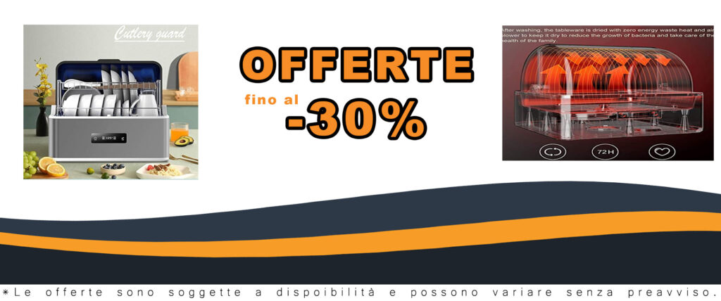 Home Smart Lavastoviglie con Tavolo Disinfezione Cabinet in acciaio inox, 6 modalità di pulizia, serbatoio da 6L