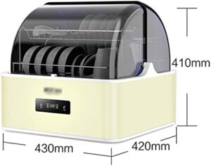Lavastoviglie portatile con armadietto di disinfezione e serbatoio in acciaio inox, ideale per spazi domestici.
