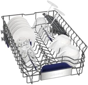 Siemens SR65YX08ME iQ500 Smart lavastoviglie completamente integrata, con cassetto portaposate e zeolite per un'asciugatura superiore