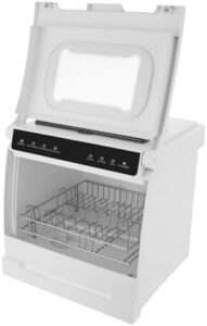Lavastoviglie YUNRUX con sterilizzazione 360º, modalità di lavaggio per frutta e verdura e asciugatura rapida.