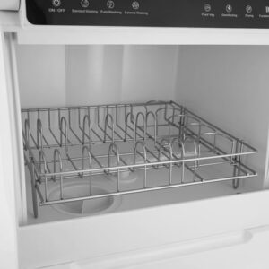 Lavastoviglie YUNRUX con sterilizzazione 360º, modalità di lavaggio per frutta e verdura e asciugatura rapida.