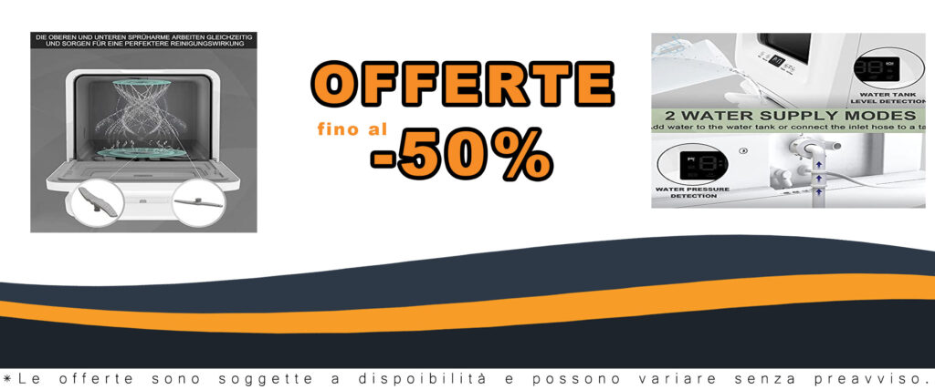 Liuyoyo Mini Lavastoviglie da scrivania, compatta e efficiente, con braccio a spruzzo a 360° e 2 modalità di approvvigionamento idrico.