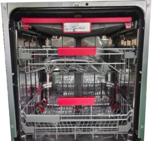 Kaiser S 60 I 69 XL Lavastoviglie da incasso 60 cm completamente integrabile, vista frontale elegante e funzionale