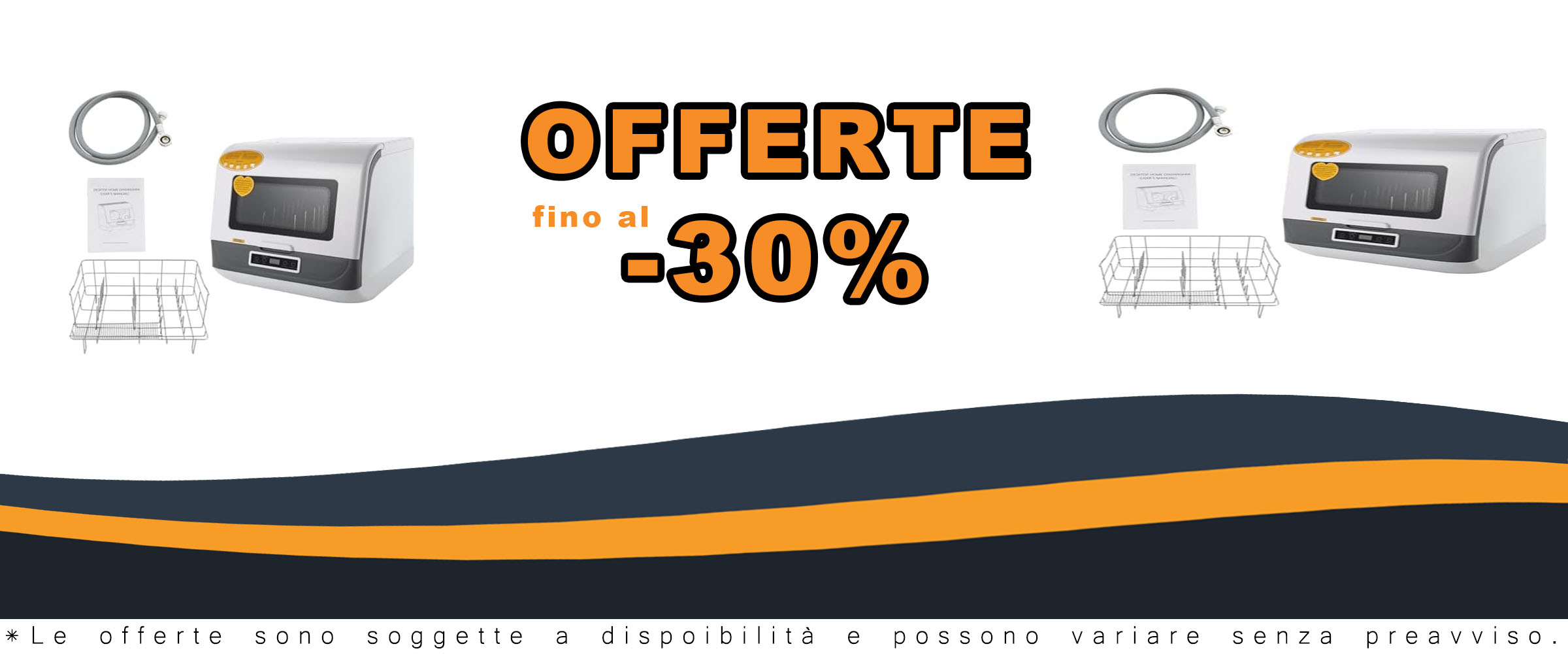 Mini lavastoviglie portatile, compatta e funzionale, adatta per appartamenti, camper e dormitori.