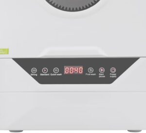Lavastoviglie 800 W, mini lavastoviglie con 4 programmi, indicatore LED, IPX1, ideale per appartamenti e camper