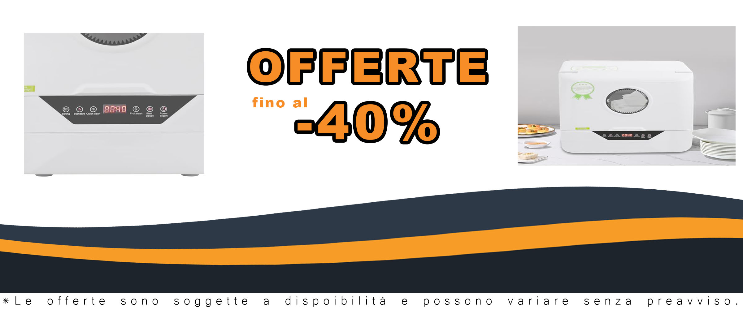 Lavastoviglie 800 W, mini lavastoviglie con 4 programmi, indicatore LED, IPX1, ideale per appartamenti e camper