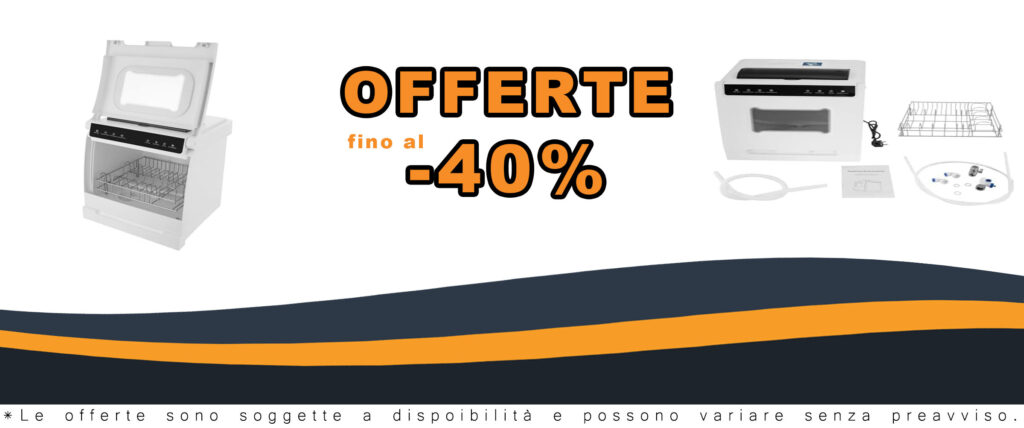 Lavastoviglie Xwj05 con serbatoio dell'acqua, perfetta per appartamenti, dormitori e camper.
