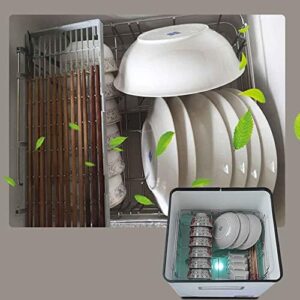 Lavastoviglie da tavolo 1500 W in acciaio inox con sterilizzazione UV e risparmio di acqua